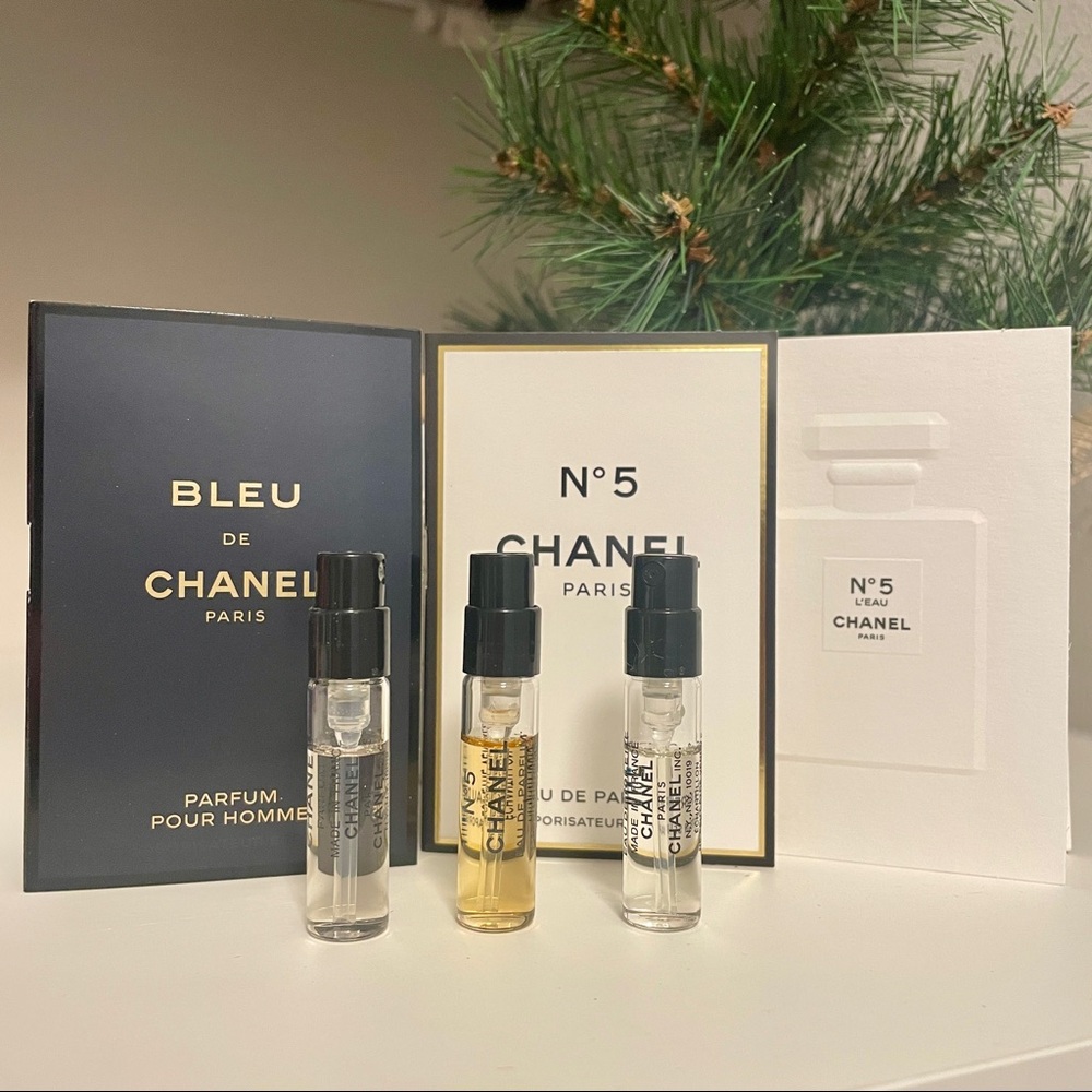 3 pcs Chanel perfume samples